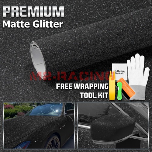 Matte glitter black frosted - matte,