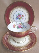 AYNSLEY COVENTRY BURGUNDY 7840