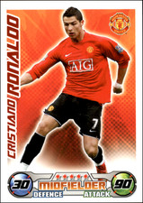 Match Attax Cristiano Ronaldo 2008/2009 Manchester United Base Card