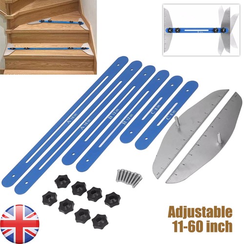 Stair tread template tool set - tool,