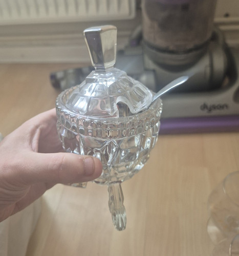 Clear glass jam - glass, jam/preserve