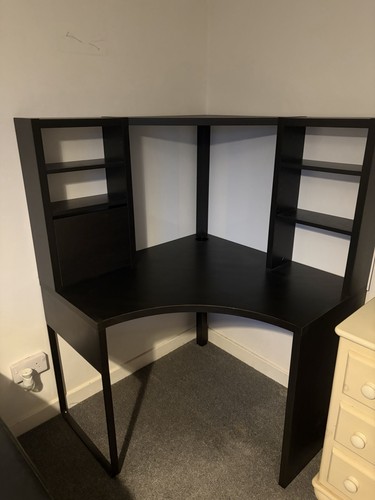 Ikea micke desk black brown - micke, black/brown