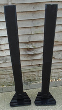 SAMSUNG PS-FT2-1 FRONT SPEAKER SYSTEM TALL FLOOR STANDING SPEAKERS X2 *READ*