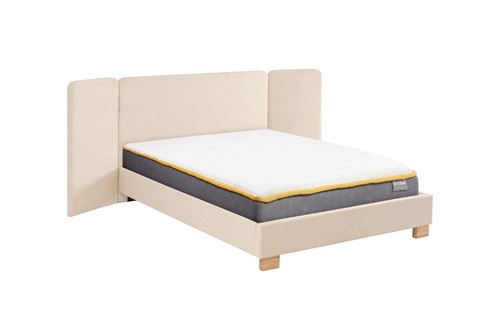 Isla bed beige - adjustable, side