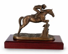 Horse Racing Jockey Jumping