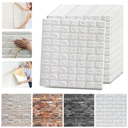 Tile brick wall - wall, sticker