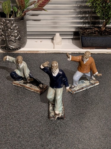Vintage shiwan mudmen tai chi - mudmen,