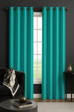 Luxury Glow Faux Silk Curtain