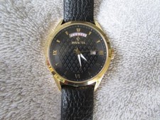 Invicta 40mm quartz gold tone