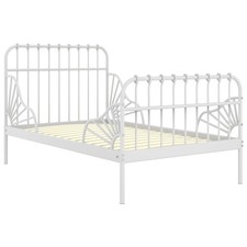 Extendable Bed Frame Metal Home Bed Base Bedstead Set Multi Colours vidaXL