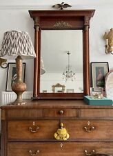 A Large 20thC Mahogany Frame, French Empire style Mirror, 150cm, Ormolu Mounts