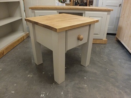 Somerset painted lamp - table,