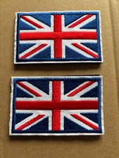 2x embroidered patches UK