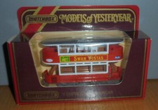 Matchbox Yesteryear Y15 Preston Tram Car London Transport Discount P&P for Multi