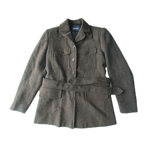 Sand basic women tweed jacket - sand,