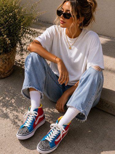 Airwalk checkerboard high top - checkerboard,