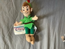 Disney Peter Pan Plush Beanie Vintage Soft Toy