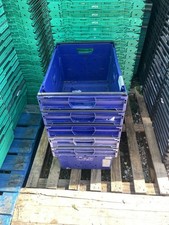 5 Heavy Duty Bail Arm Crates 60x40x30cm Deep