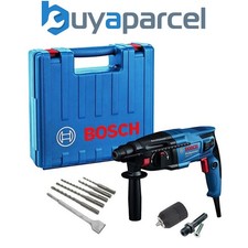 Bosch GBH221D 240v SDS Plus Rotary Hammer Drill + SDS Bits Chisel + Chuck + Case