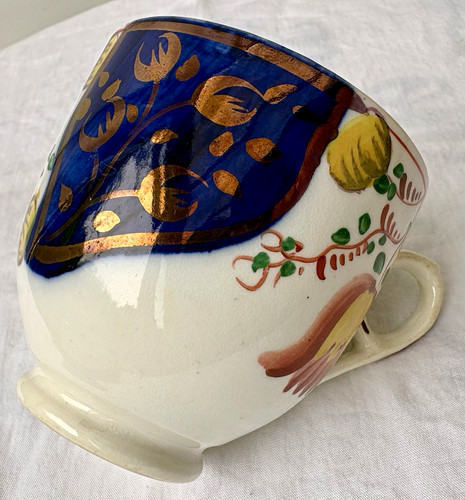 Hand painted ceramic floral - hand,