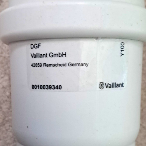 Vaillant white flue pipe - white,