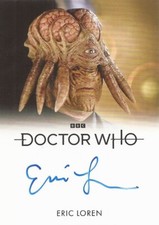 Doctor Who Series 1-4: Eric Loren as Dalek Sec Full Bleed Autograph Card