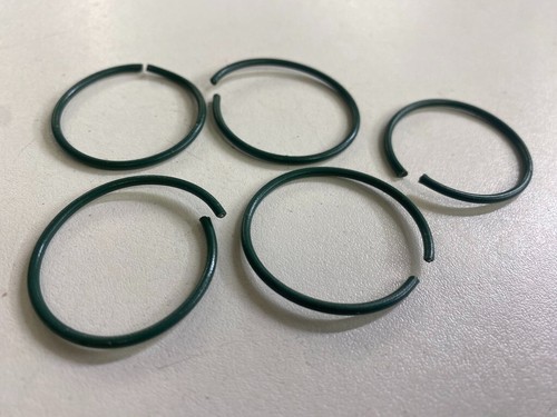 Plant rings green wire - green,
