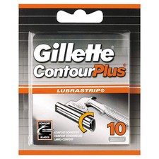 20 x Gillette Contour Plus Cartridges Men's Razor Blades 20 Refills - GILCONPLU