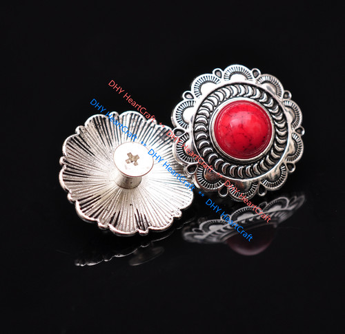 10x 25mm western floral cowboy - 10x,