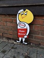 Essoman Enamel Sign Esso man sign motor oil petrol garage sign oil drip man sign