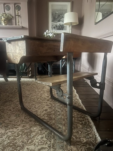 Industrial school desk mid - desk,