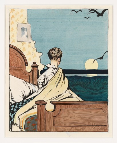 Boy and moon edward - boy, hopper