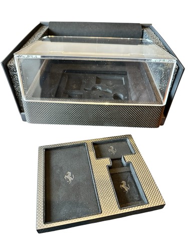 Ferrari carbon key display - key, box