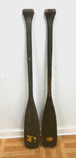 Vintage Wood Paddle Pair
