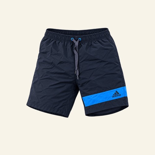 Adidas navy shorts with - , blue