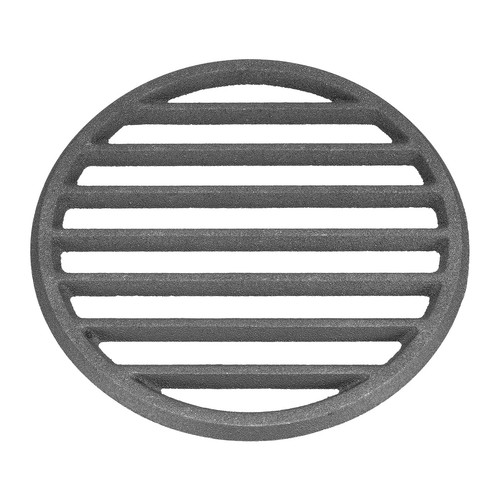 Cast iron fire - cast, round