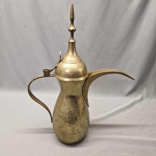 Beautiful vintage brass etched - beautiful,