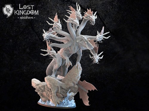 Lost kingdom dark elf hydra - dark, 3d