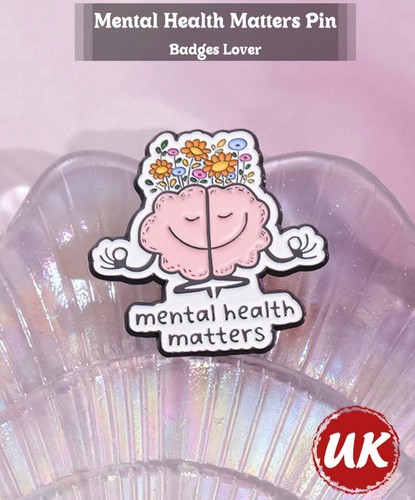 Mental health matters badge - mental,