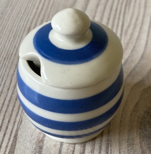 Vintage cornishware mustard