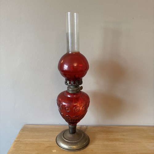 Vintage cranberry glass style - glass,