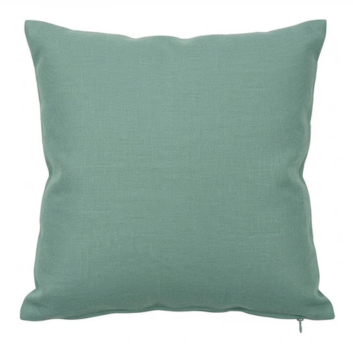 Cushion cover green - green, linen