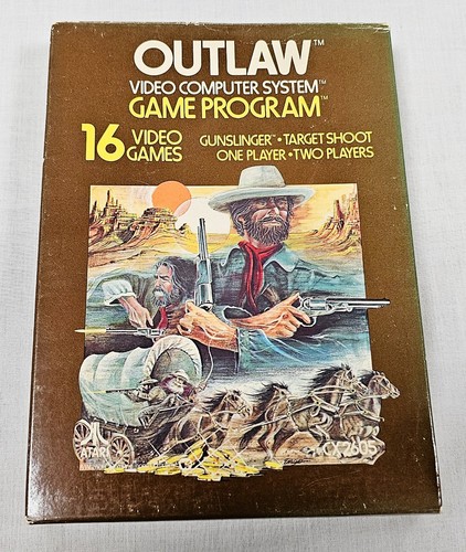 Outlaw atari for 2600 - by,
