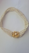 Vintage Faux Pearl 4-Strand