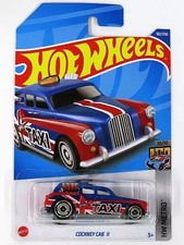 1/64 Cockney Cab II Taxi Blue/Red Hot Wheels HW Metro Diecast Car