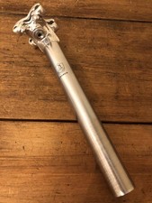 Campagnolo Chorus Round Seatpost, Steel, 27.2mm , Excellent Light Use