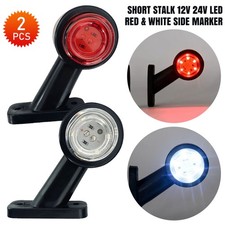 2x Red & White Marker Lights
