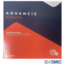 Actilite Manuka Honey Dressings 10cm x 10cm Box of 10 Dressings