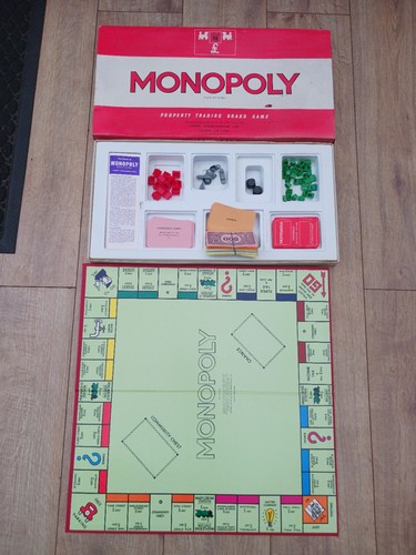 Vintage monopoly board game - board,