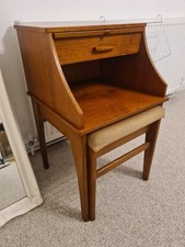 Original Chippy mid-century modern telephone table - retro hallway seating VGC